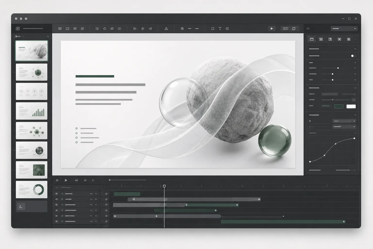 PPT Design 演示设计界面